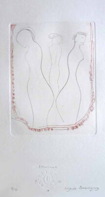 Gerhard Altenbourg "Zum Hundertsten" Einladungskarte zur AusstellungGerhard Altenbourg "Zum Hundertsten"